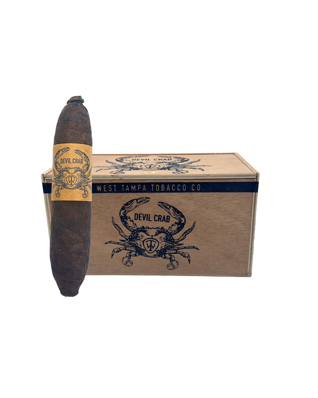 West Tampa Devil Crab — Best Construction & Burn | Cigar Circus Top 10 Cigars of 2025 West Tampa Devil Crab cigar and box — ACT IV High-Wire Artist (Best Construction & Burn)