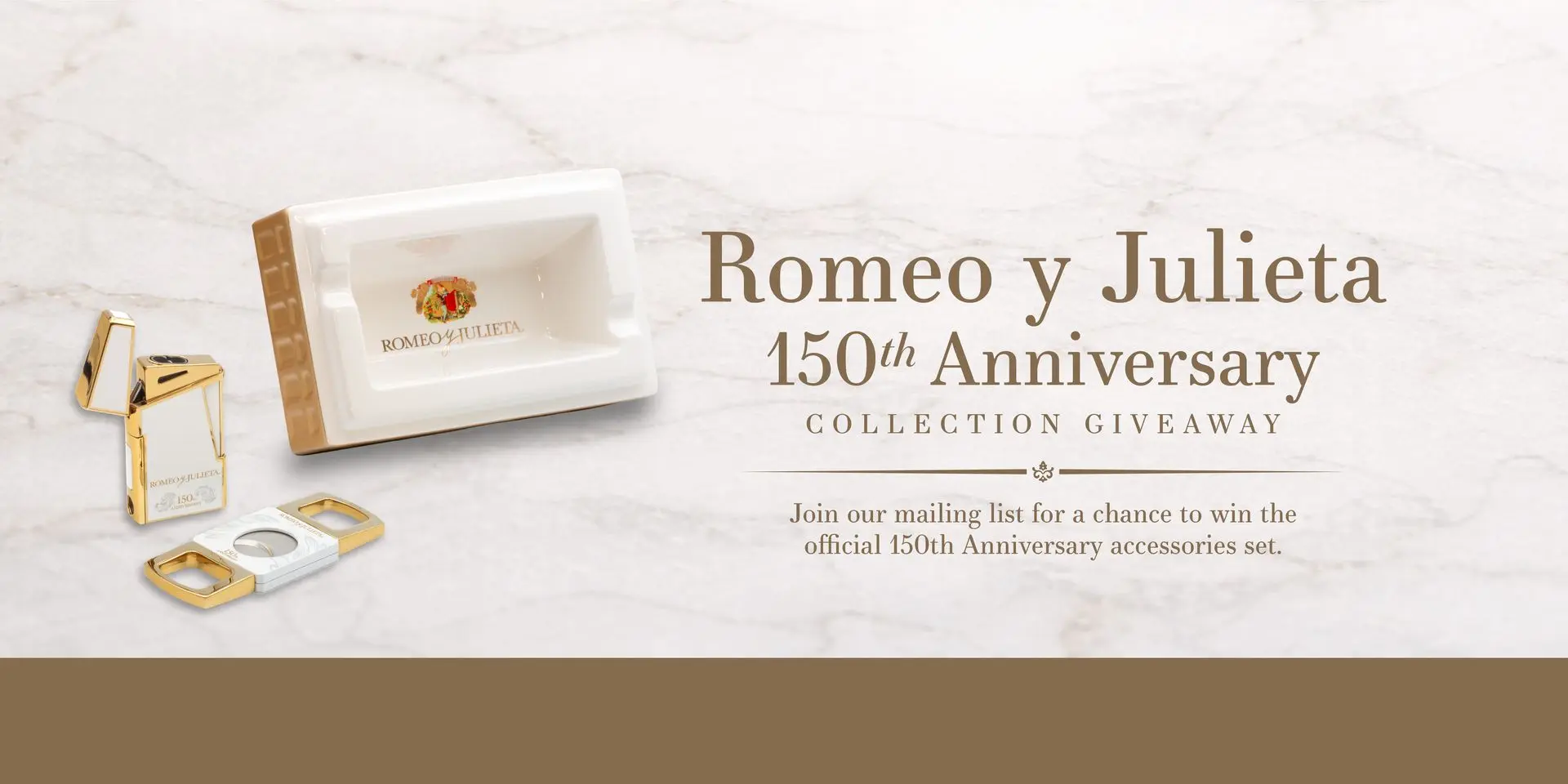 Enter to Win | Romeo y Julieta 150th Anniversary Accessories Set Romeo y Julieta 150th Anniversary accessories giveaway at Cigar Circus