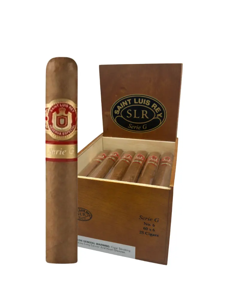 saint-luis-rey-serie-g-natural-rothschild-box-open-with-single.webp