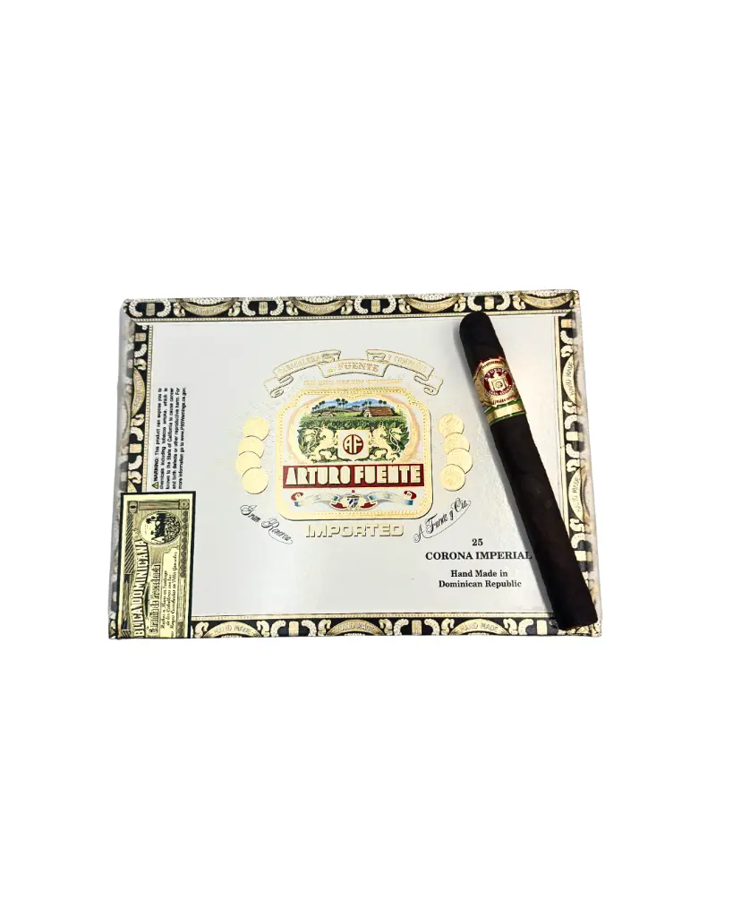 arturo-fuente-gran-reserva-corona-imperial-maduro-cigar-on-box.webp