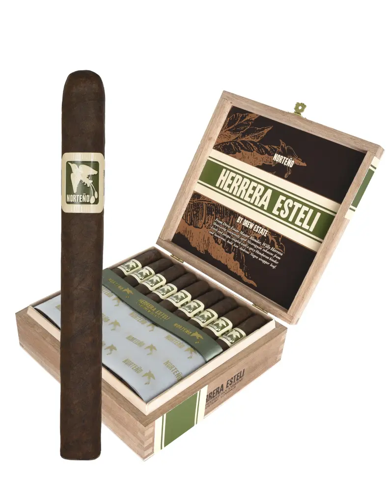 herrera-esteli-norteno-lonsdale-deluxe-single-cigar-open-box.webp