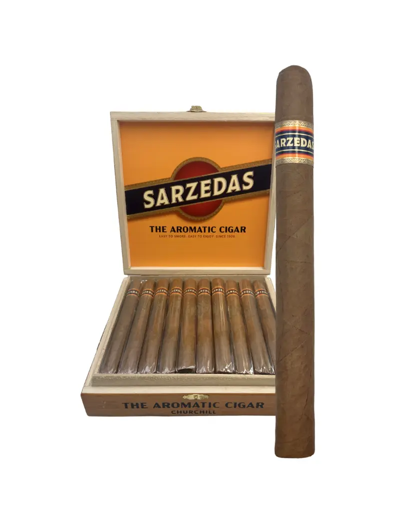 sarzedas-aromatic-cigar-churchill-box-open-cigar-single.webp