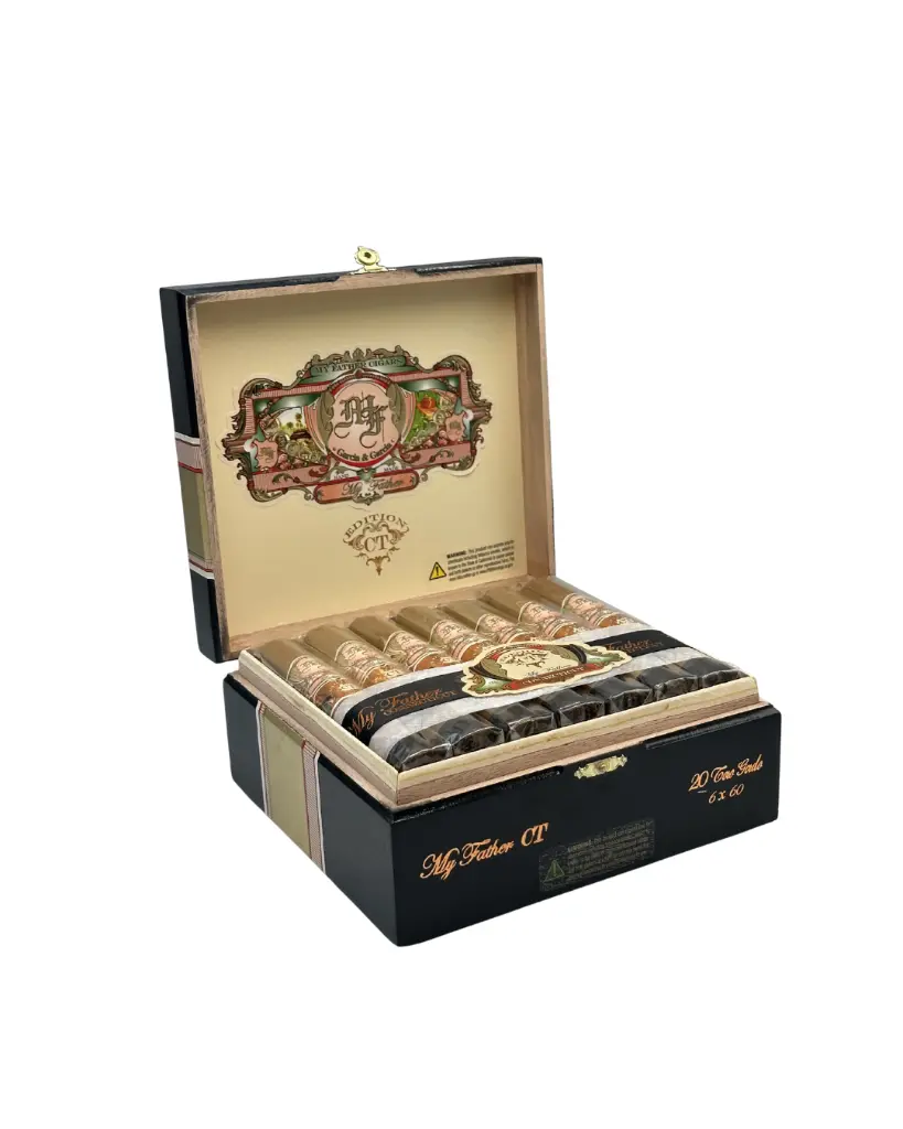 my-father-connecticut-toro-gordo-open-box-angle.webp