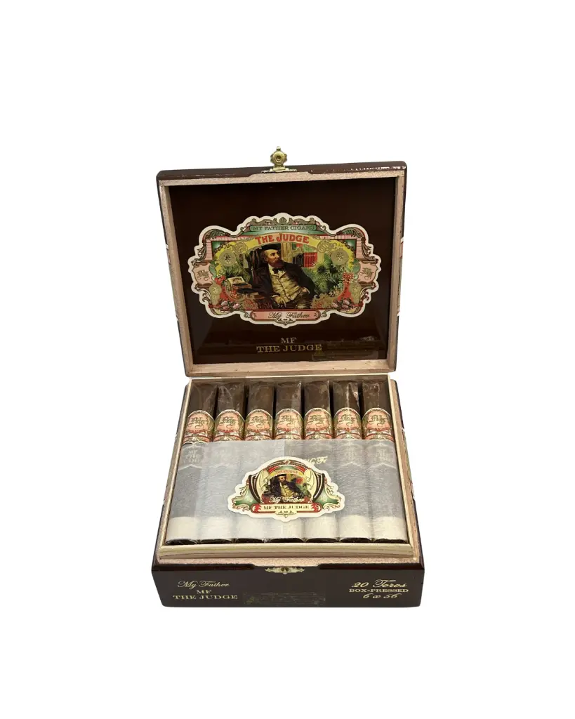 my-father-the-judge-toro-box-pressed-open-display.webp