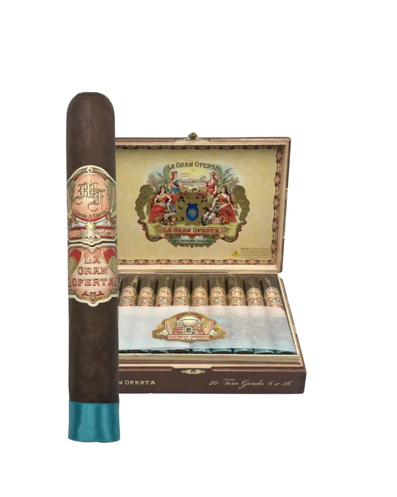 my-father-la-gran-oferta-toro-gordo-open-box-with-cigar.webp