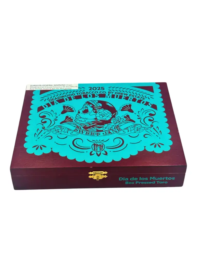 [113-054] Deadwood Tobacco Co. - Sweet Jane Dia de los Muertos LE 2025 - Toro (BP) (Box of 20).webp