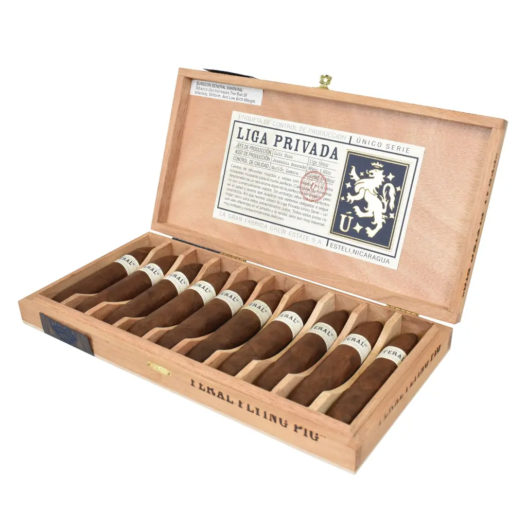 liga-privada-unico-feral-flying-pig-box-open.webp