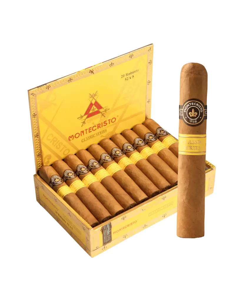 montecristo-classic-collection-robusto-open-box-and-cigar.webp