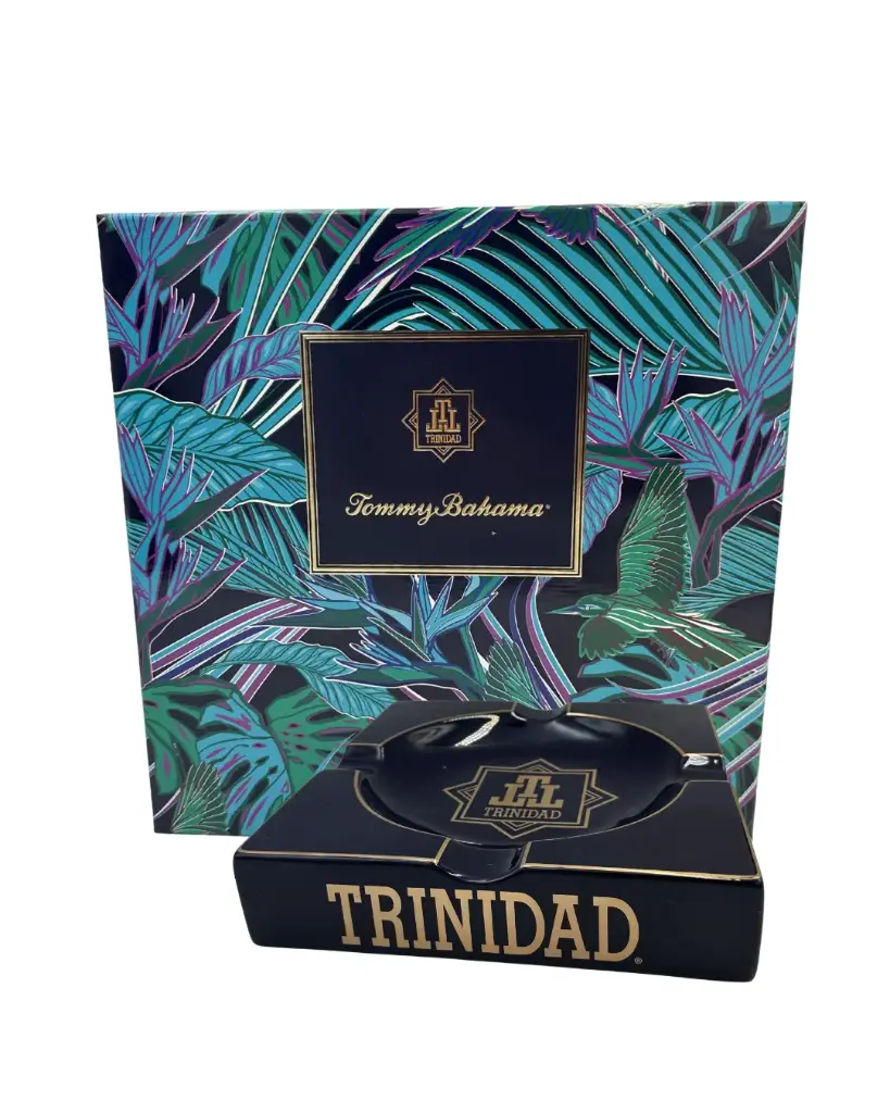 Trinidad Tommy Bahama Ceramic Ashtray & Gift Box
