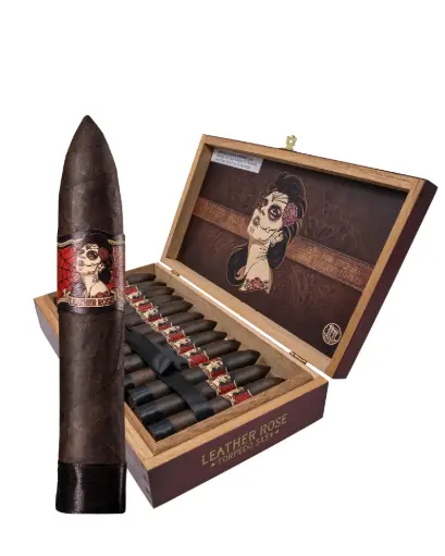 Deadwood Tobacco Co. - Leather Rose Torpedo 